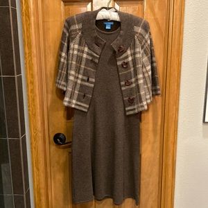 White + Warren Cashmere Two-piece Dress